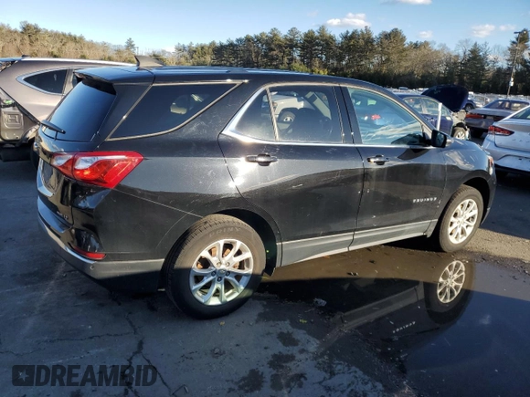 2019 Chevrolet Equinox LT with VIN 2GNAXUEV8K6232813, listed as a Copart auction lot 48414775 with 95,312 mi miles and Salvage Title. Bid and sale history available at DreamBid. Image 3.