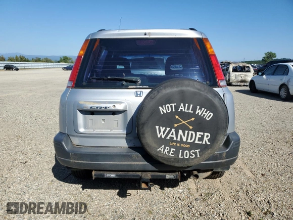 1999 Honda CR-V EX with VIN JHLRD1865XC030309, listed as a Copart auction lot 53348105 with 259,093 mi miles and Salvage Title. Bid and sale history available at carsss.com. Image 6.