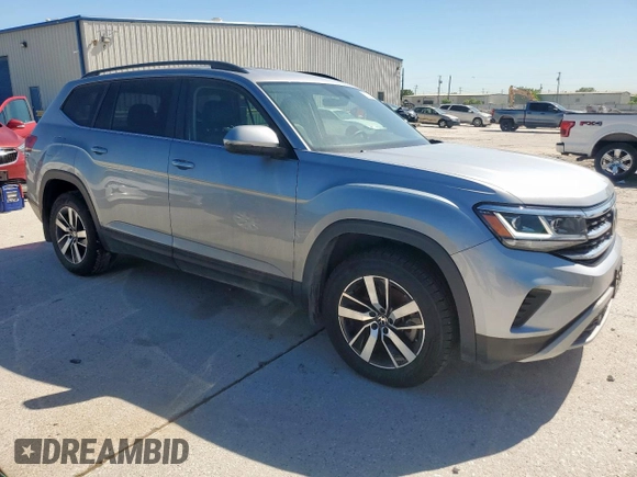 2023 Volkswagen Atlas SE with VIN 1V2DP2CA9PC505409, listed as a Copart auction lot 52581305 with 15,938 mi miles and Salvage title. Bid and sale history available at DreamBid. Image 4.