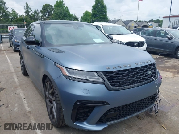 2020 Land Rover Range Rover Velar with VIN SALYU2EE1LA257148, listed as a IAAI auction lot 42366021 with 57,190 mi miles and . Bid and sale history available at DreamBid. Image 1.