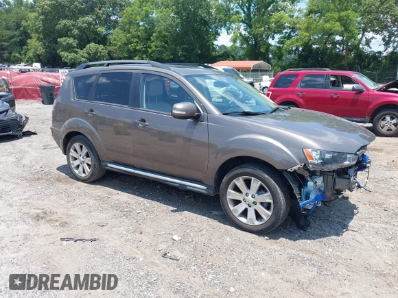 2012 Mitsubishi Outlander SE with VIN JA4AS3AW5CU019766, listed as a IAAI auction lot 42563922 with 76,000 mi miles and . Bid and sale history available at DreamBid. Image 1.