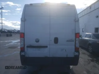 2023 Ram ProMaster Cargo with VIN 3C6MRVJGXPE501020, listed as a Copart auction lot 82050114 with 22,623 mi miles and Salvage Title. Bid and sale history available at DreamBid. Image 6.