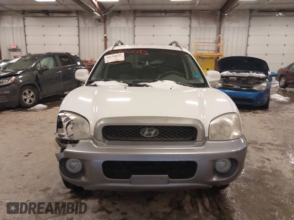 2003 Hyundai Santa Fe GLS with VIN KM8SC13E83U533400, listed as a IAAI auction lot 41610045 with 98,196 mi miles. Bid and sale history available at carsss.com. Image 12.