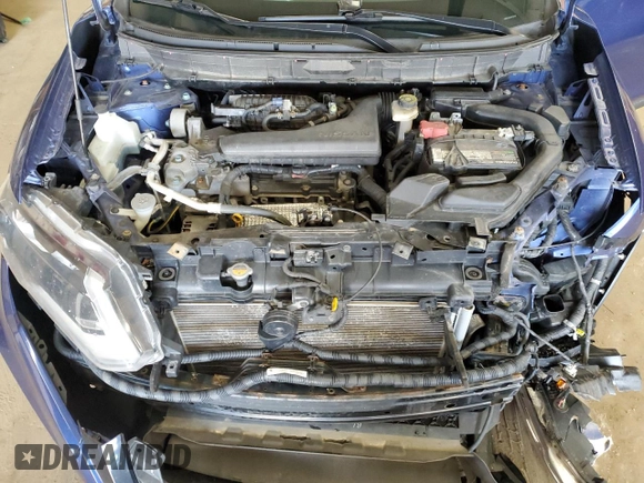 2017 Nissan Rogue SV with VIN KNMAT2MV8HP536159, listed as a Copart auction lot 53780845 with 150,916 mi miles and Salvage Title. Bid and sale history available at carsss.com. Image 11.
