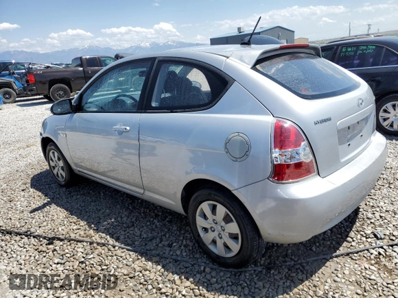 2009 Hyundai Accent Auto GS with VIN KMHCM36C99U136861, listed as a Copart auction lot 59766955 with 157,574 mi miles and Salvage title. Bid and sale history available at DreamBid. Image 2.