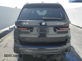 2024 BMW X7 xDrive40i with VIN 5UX23EM08R9V96201, listed as a Copart auction lot 44180435 with 6,809 mi miles and Salvage Title. Bid and sale history available at carsss.com. Image 6.