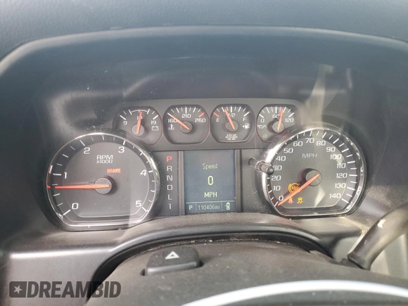 2019 Chevrolet Silverado 1500 with VIN 1HTKHPVK3KH827986, listed as a Copart auction lot 86202604 with 110,406 mi miles and Salvage Title. Bid and sale history available at DreamBid. Image 8.