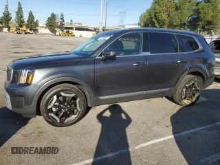 2024 Kia Telluride EX with VIN 5XYP34GC5RG475017, listed as a Copart auction lot 46748665 with 9,087 mi miles and Salvage Title. Bid and sale history available at carsss.com. Image 1.