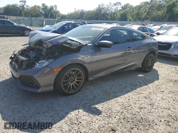 2017 Honda Civic Si with VIN 2HGFC3A56HH752212, listed as a Copart auction lot 52446995 with 134,218 mi miles and Salvage Title. Bid and sale history available at DreamBid. Image 1.