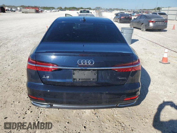 2019 Audi A6 Premium with VIN WAUD8AF22KN128848, listed as a Copart auction lot 82040574 with 0 mi miles and Non Repairable. Bid and sale history available at carsss.com. Image 6.