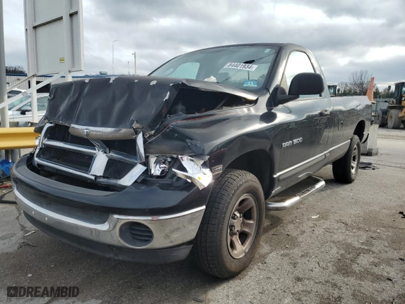 2005 Dodge Ram 1500 SLT with VIN 1D7HU16D55J564323, listed as a Copart auction lot 84401934 with 126,367 mi miles and Salvage Title. Bid and sale history available at carsss.com. Image 1.