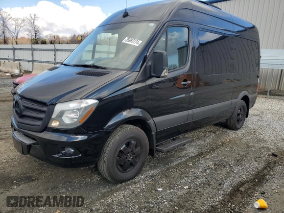 2018 Mercedes-Benz Sprinter with VIN 8BRPE7CD2JE159564, listed as a Copart auction lot 85987274 with 39,525 mi miles and Salvage Title. Bid and sale history available at DreamBid. Image 1.