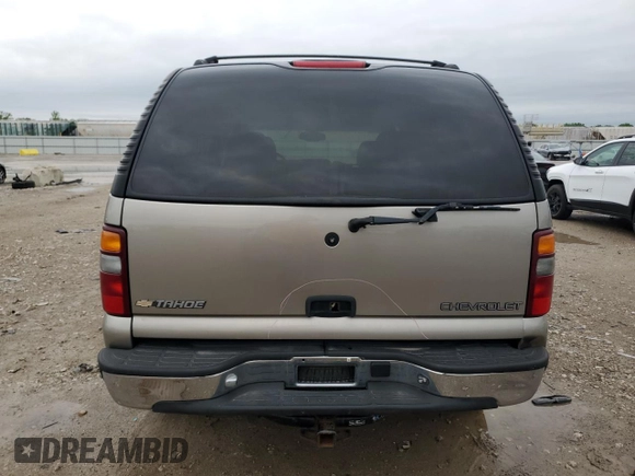 2003 Chevrolet Tahoe LT with VIN 1GNEC13Z03J100215, listed as a Copart auction lot 55036355 with 166,689 mi miles and Salvage title. Bid and sale history available at DreamBid. Image 6.