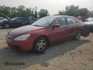 2006 Honda Accord LX SE with VIN 1HGCM56346A140153, listed as a Copart auction lot 59517965 with 200,973 mi miles and Salvage title. Bid and sale history available at DreamBid. Image 1.