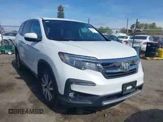 2020 Honda Pilot EX-L with VIN 5FNYF5H52LB008492, listed as a IAAI auction lot 41842168 with 68,346 mi miles and . Bid and sale history available at DreamBid. Image 1.