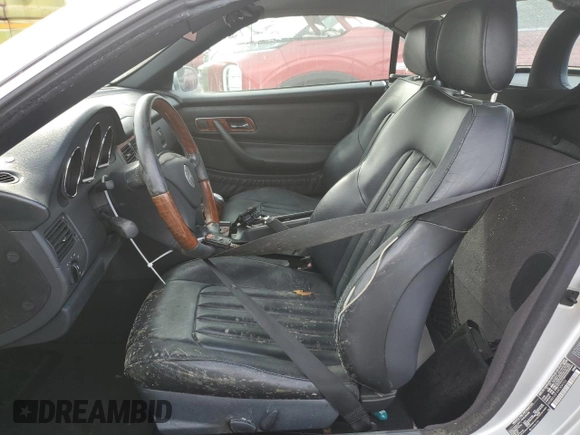 2004 Mercedes-Benz SLK-Class with VIN WDBKK65F54F304252, listed as a Copart auction lot 74955804 with 0 mi miles and Salvage Title. Bid and sale history available at carsss.com. Image 7.