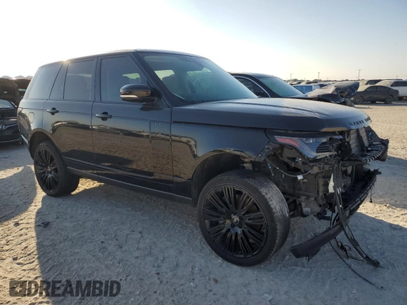 2019 Land Rover Range Rover with VIN SALGS2RE4KA541142, listed as a Copart auction lot 47006935 with 80,142 mi miles and Salvage title. Bid and sale history available at DreamBid. Image 4.