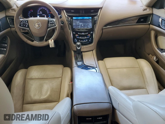 2014 Cadillac CTS Luxury AWD with VIN 1G6AX5S38E0130350, listed as a Copart auction lot 56565825 with 167,699 mi miles and Salvage title. Bid and sale history available at DreamBid. Image 8.