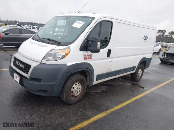 2019 Ram ProMaster Cargo Van with VIN 3C6TRVAG8KE502073, listed as a IAAI auction lot 41430314 with 240,956 mi miles. Bid and sale history available at carsss.com. Image 17.