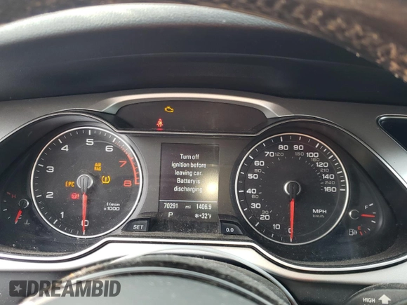 2016 Audi allroad Premium Plus with VIN WA1UFAFL6GA009548, listed as a Copart auction lot 48567873 with 70,291 mi miles. Bid and sale history available at carsss.com. Image 9.