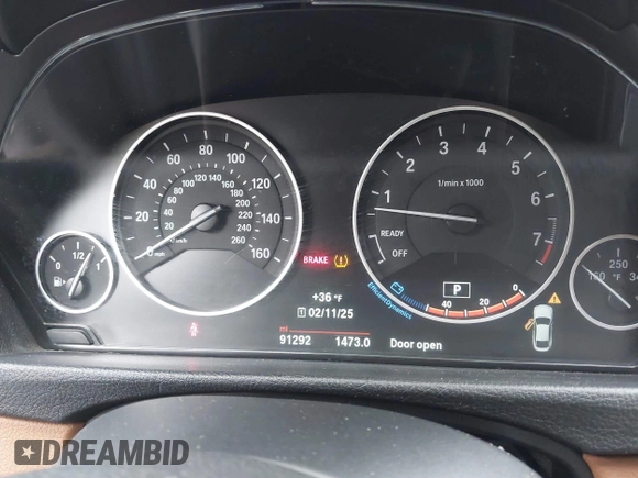 2016 BMW 4 Series 428i with VIN WBA4A9C5XGG506931, listed as a IAAI auction lot 41539868 with 91,292 mi miles. Bid and sale history available at carsss.com. Image 7.