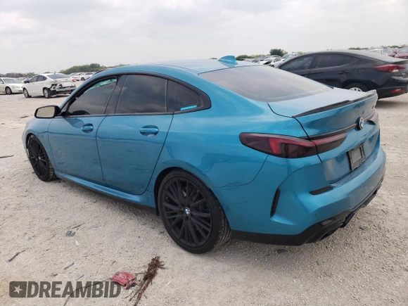 2020 BMW 2 Series M235i xDrive with VIN WBA13AL09L7F42707, listed as a Copart auction lot 51259043 with 43,945 mi miles. Bid and sale history available at carsss.com. Image 2.
