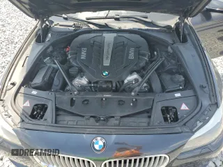 2012 BMW 5 Series 550i with VIN WBAFR9C58CDV59205, listed as a Copart auction lot 53656755 with 122,445 mi miles and Salvage Title. Bid and sale history available at carsss.com. Image 11.