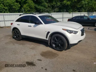 2016 Infiniti QX70 z VIN JN8CS1MU4GM670023, wystawiony jako Copart lot #59185875 z przebiegiem 123 880 mil mil oraz Szkoda całkowita • Salvage title. Historia ofert i sprzedaży dostępna na DreamBid. Obrazek 4.