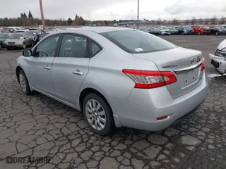 2014 Nissan Sentra S with VIN 3N1AB7AP3EL671047, listed as a IAAI auction lot 41444515 with 165,325 mi miles. Bid and sale history available at carsss.com. Image 3.