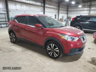 2019 Nissan Kicks SV with VIN 3N1CP5CU9KL528827, listed as a Copart auction lot 43068765 with 110,100 mi miles and Salvage Title. Bid and sale history available at carsss.com. Image 4.