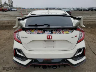 2021 Honda Civic Type R Touring with VIN SHHFK8G71MU203622, listed as a Copart auction lot 73161924 with 45,136 mi miles and Salvage Title. Bid and sale history available at carsss.com. Image 6.