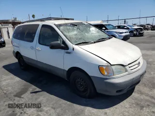 2002 Toyota Sienna CE with VIN 4T3ZF19C62U485929, listed as a Copart auction lot 67965094 with 182,387 mi miles and Salvage Title. Bid and sale history available at carsss.com. Image 4.