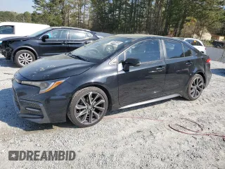 2020 Toyota Corolla SE with VIN JTDS4RCE4LJ002275, listed as a Copart auction lot 50859945 with 107,929 mi miles and Salvage Title. Bid and sale history available at carsss.com. Image 1.