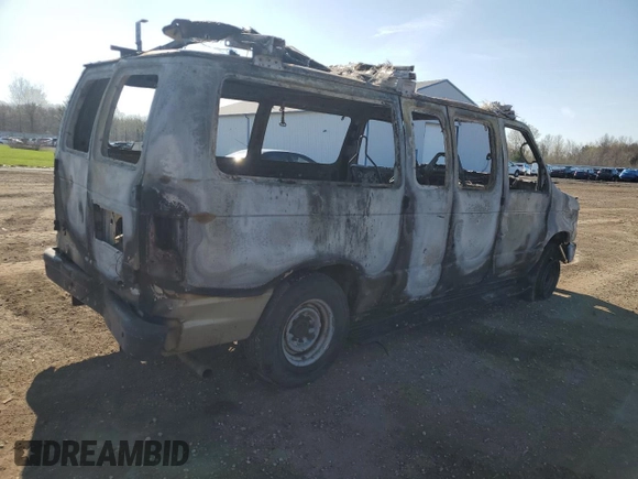 2008 Ford Econoline Passenger XL with VIN 1FMNE11W98DA79894, listed as a Copart auction lot 52369965 with Not provided miles and Non repairable. Bid and sale history available at DreamBid. Image 3.
