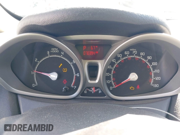 2012 Ford Fiesta SE with VIN 3FADP4BJ7CM102932, listed as a IAAI auction lot 41760394 with 70,394 mi miles and . Bid and sale history available at carsss.com. Image 7.
