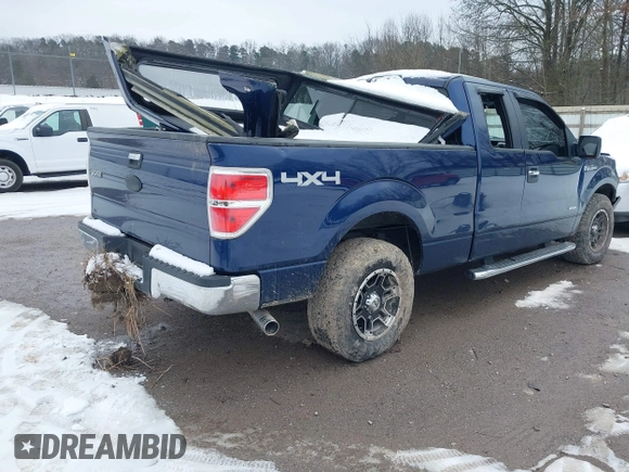 2011 Ford F-150 XL with VIN 1FTFX1ET6BFC39423, listed as a IAAI auction lot 41300035 with 1 mi miles. Bid and sale history available at carsss.com. Image 4.
