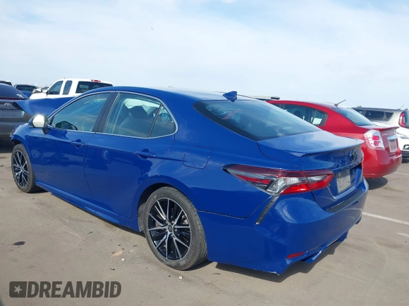 2023 Toyota Camry SE with VIN 4T1G11AK6PU107909, listed as a IAAI auction lot 41865887 with 88,873 mi miles. Bid and sale history available at carsss.com. Image 3.
