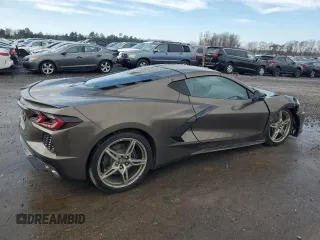 2021 Chevrolet Corvette 2LT with VIN 1G1YB2D40M5110151, listed as a Copart auction lot 50447265 with 9,081 mi miles and Salvage Title. Bid and sale history available at carsss.com. Image 3.