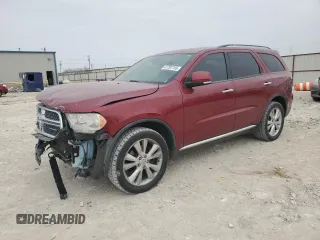 2013 Dodge Durango Crew with VIN 1C4SDHDT5DC590202, listed as a Copart auction lot 41797745 with 158,686 mi miles and Salvage Title. Bid and sale history available at carsss.com. Image 1.