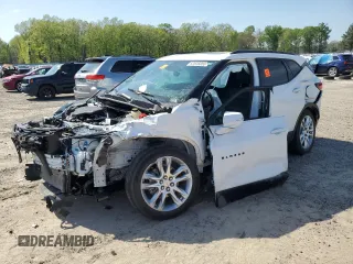 2021 Chevrolet Blazer LT z VIN 3GNKBDRS4MS500747, wystawiony jako Copart lot #52536055 z przebiegiem 16 475 mil mil oraz Szkoda całkowita • Salvage title. Historia ofert i sprzedaży dostępna na DreamBid. Obrazek 1.