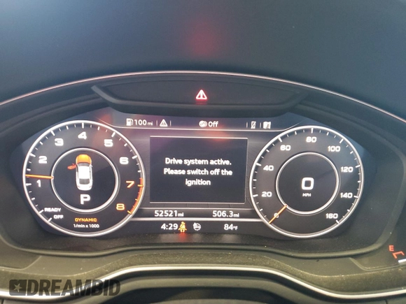 2018 Audi A5 Sportback Premium Plus with VIN WAUBNCF54JA129236, listed as a Copart auction lot 63977183 with 52,521 mi miles. Bid and sale history available at carsss.com. Image 9.