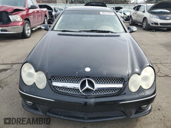 2007 Mercedes-Benz CLK-Class 5.5L with VIN WDBTJ72HX7F216515, listed as a Copart auction lot 46517705 with 149,364 mi miles and Salvage Title. Bid and sale history available at carsss.com. Image 5.