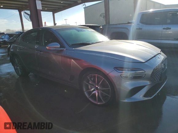 2025 Genesis G70 2.5T with VIN KMTG34SC9SU154000, listed as a Copart auction lot 88914685 with Not Provided miles and Salvage Title. Bid and sale history available at carsss.com. Image 4.