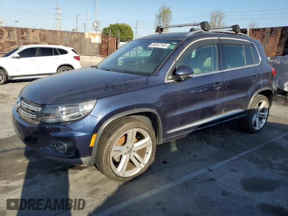 2016 Volkswagen Tiguan SE with VIN WVGBV7AX7GW069964, listed as a Copart auction lot 50357245 with 83,905 mi miles and Clean Title. Bid and sale history available at DreamBid. Image 1.