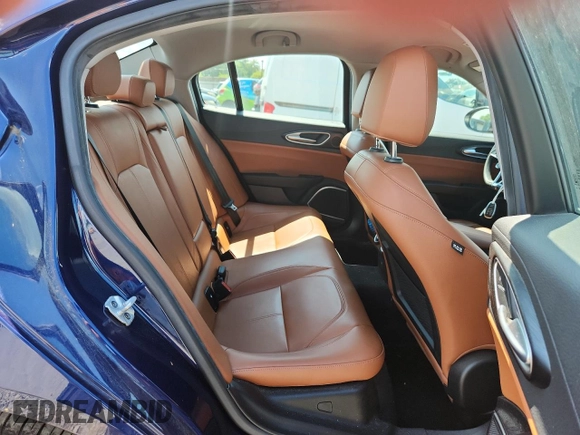 2018 Alfa Romeo Giulia with VIN ZARFAEDNXJ7564294, listed as a Copart auction lot 63896295 with 49,798 mi miles and Clean title. Bid and sale history available at DreamBid. Image 10.