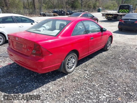 2001 Honda Civic LX with VIN 1HGEM21581L003343, listed as a IAAI auction lot 41843830 with 242,441 mi miles. Bid and sale history available at carsss.com. Image 4.