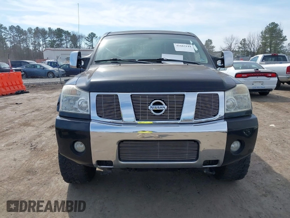 2007 Nissan Titan LE with VIN 1N6BA07B47N238148, listed as a IAAI auction lot 41683144 with 149,655 mi miles. Bid and sale history available at carsss.com. Image 12.