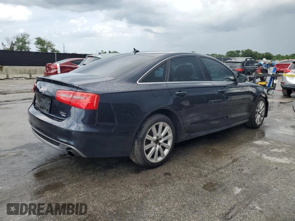 2012 Audi A6 Premium z VIN WAUFGAFCXCN041463, wystawiony jako Copart lot #58582405 z przebiegiem Nie podano mil oraz Szkoda całkowita • Salvage title. Historia ofert i sprzedaży dostępna na DreamBid. Obrazek 3.