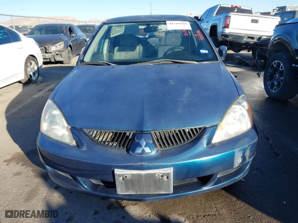 2005 Mitsubishi Lancer ES with VIN JA3AJ26E65U014838, listed as a IAAI auction lot 41310586 with 127,487 mi miles. Bid and sale history available at carsss.com. Image 12.