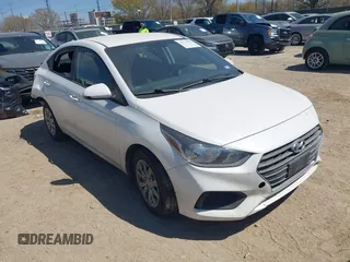 2018 Hyundai Accent SE with VIN 3KPC24A37JE026210, listed as a IAAI auction lot 41753981 with 136,056 mi miles. Bid and sale history available at carsss.com. Image 1.